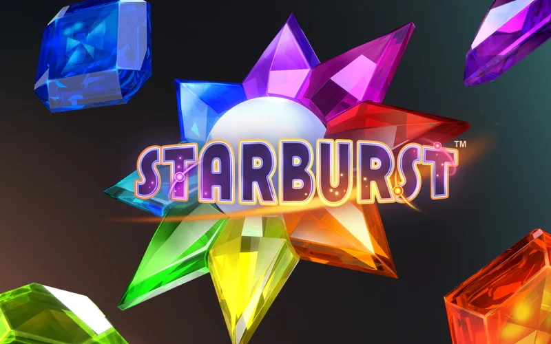 Juega a lo grande con gemas cósmicas y premios estelares de Starburst en el casino Melbet.
